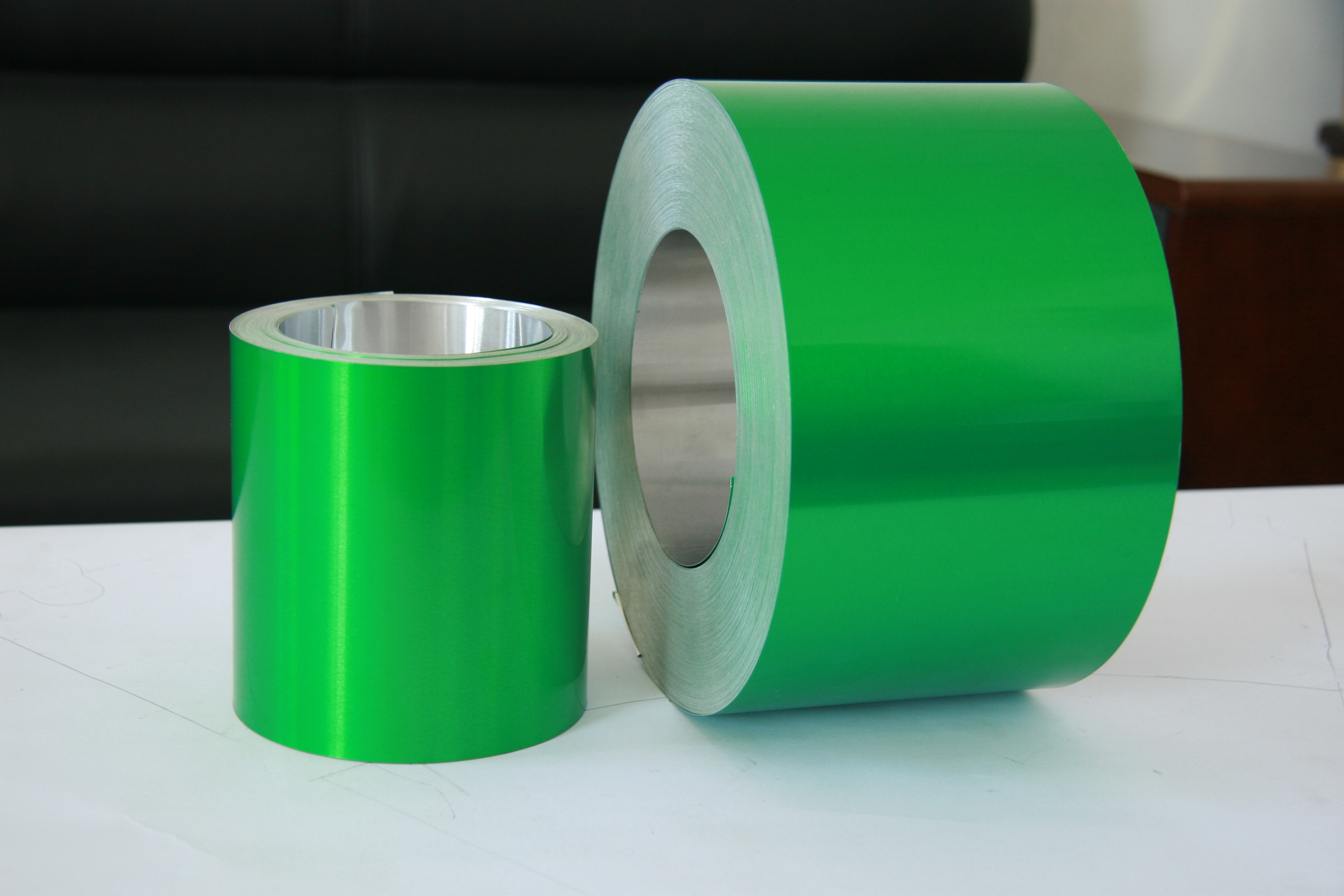 Color coated aluminum coil